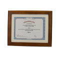 Classical A4 Wood Certificate Diploma Picture Frame Certificate Holder